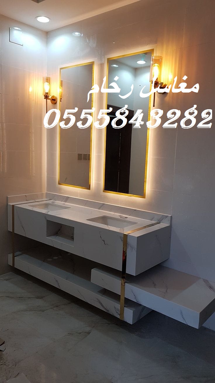 مغاسل رخام ، اروع مغاسل الحمامات الحديثة