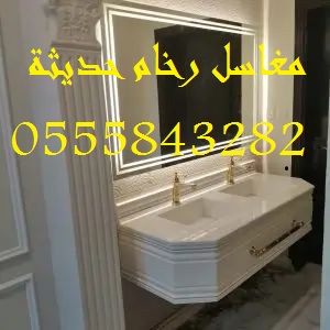 مغاسل رخام , صور مغاسل حمامات حديثة