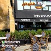 متخصصون في تركيب مظلات الكافيهات والمطاعم متحركة الكهربائية 0500559613 مظلات مقاهي بالريموت , مظلات  كافيه كهربائية و يدويه للجلسات واجهة المحلات