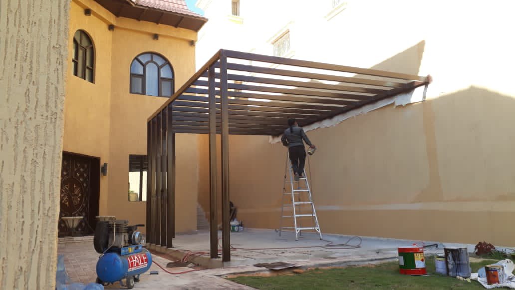 معرض مظلات وسواتر الاختيار الاول تركيب مظلات مواقف سيارات بالرياض - 0500559613 - اعمال المستودعات - شركة سواتر الرياض - برجولات الحدائق