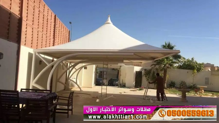 ورشة مظلات وسواتر الاختيارالاول 0114996351 ابتكارجميع انواع المظلات والسواتروالهناجر